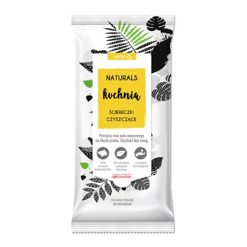 Miniaturka artykułu - LUBA Naturals Ściereczki czyszczące KUCHNIA, 24szt.