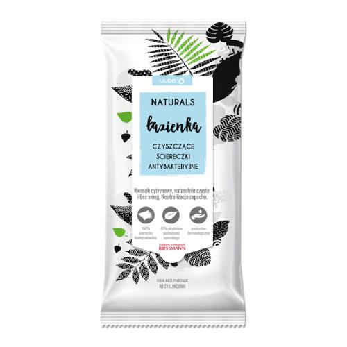 Miniaturka artykułu - LUBA Naturals Ściereczki czyszczące ŁAZIENKA, 24szt.