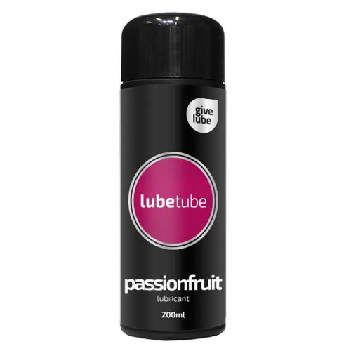 Miniaturka artykułu - LubeTube Passion Fruit żel erotyczny na bazie wody nawilżający, 200ml