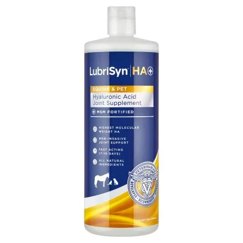 Miniaturka artykułu - LubriSyn HA+ MSM Mieszanka paszowa dla zwierząt, 946 ml