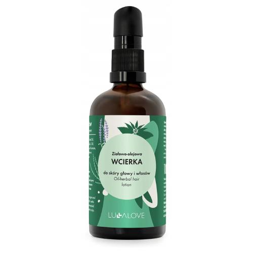 Miniaturka artykułu - LULLALOVE Wcierka ziołowo-olejowa do sk&oacute;ry głowy i włos&oacute;w, 100ml