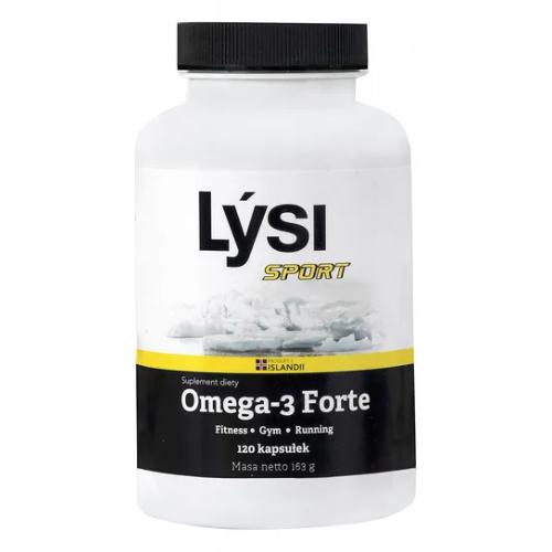 Miniaturka artykułu - Lysi Sport Omega 3 Forte 1000 mg, 120 kaps.