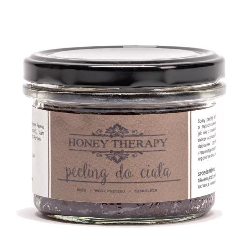 Miniaturka artykułu - ŁYSOŃ Honey Therapy Peeling do ciała czekolada, 250g