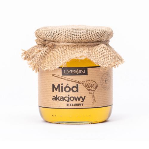Miniaturka artykułu - ŁYSOŃ Mi&oacute;d Akacjowy, 700g