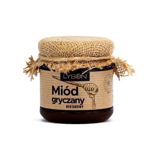 Miniaturka artykułu - ŁYSOŃ Mi&oacute;d gryczany, 250g