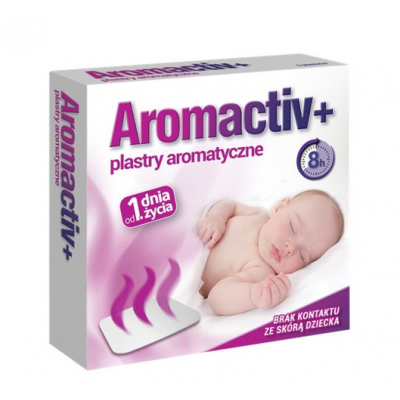Zdjęcie produktu - AROMACTIV +, plastry aromatyczne od 1 dnia życia - 5 plastr&oacute;w 