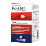 Zdjęcie produktu - POTAZEK + chlorek potasu, 100 kapsułek