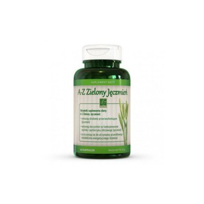 Zdjęcie produktu - A-Z Zielony Jęczmień 40 mg - 60 kapsułek (16623)