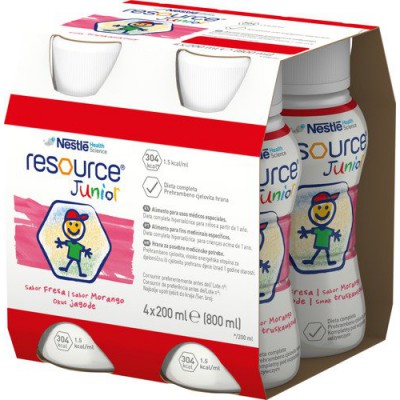 Zdjęcie produktu - Resource Junior truskawka - 4 x 200 ml 