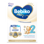 Bebiko Pro+ 2 mleko następne częściowo fermentowane powyżej 6. miesiąca życia, 600g