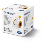 Zdjęcie produktu - OMNIPOR Plaster wł&oacute;kninowy 5cm x 5m - 1 sztuka