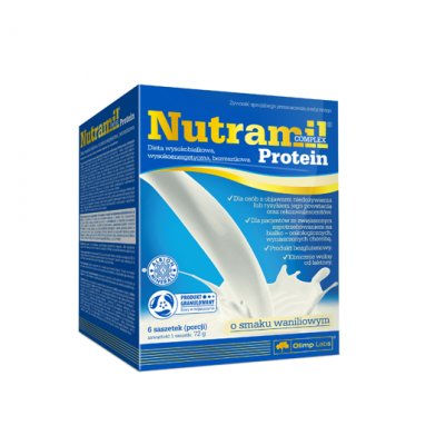 Zdjęcie produktu - Olimp Nutramil Complex Protein wanilia - 6 saszetek