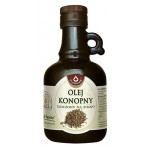 Zdjęcie produktu - Olej konopny tłoczony na zimno - 250 ml (Oleofarm)