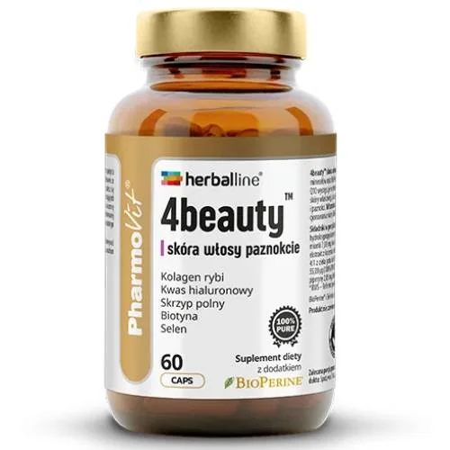 Zdjęcie produktu - Pharmovit Herbaline 4beauty, 60 kaps.