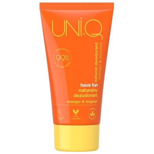 Zdjęcie produktu - 4ORGANIC UNI.Q Have fun Naturalny dezodorant Mango i Migdał, 50ml	