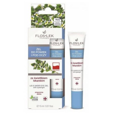 Zdjęcie produktu - Floslek Żel pod oczy świetlik, 15 ml