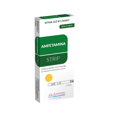 Zdjęcie produktu - AMFETAMINA STRIP Test paskowy do wykrywania amfetaminy w moczu- 1szt.