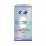 DUREX INVISIBLE Prezerwatywy Dodatkowo Nawilżane, 10 sztuk