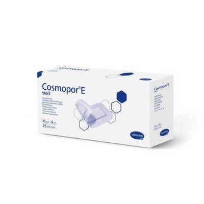 Zdjęcie produktu - Opatrunek jałowy COSMOPOR E 15x6 cm- 25szt.