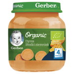 Gerber Organic obiadek Dynia słodki ziemniak po 4. miesiącu - 125 g