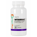 Zdjęcie produktu - Witamina C MyVita z bioflawonoidami i dziką r&oacute;żą - 100 tabletek