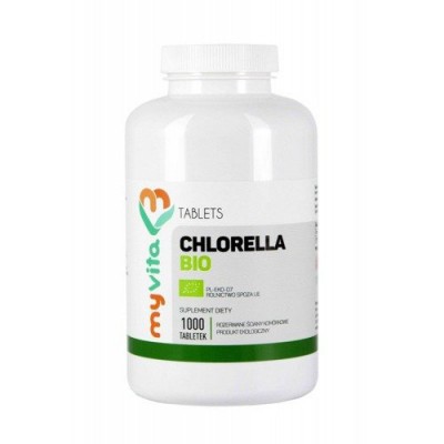 Zdjęcie produktu - MyVita Chlorella BIO - 1000tabl.