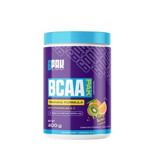 Zdjęcie produktu - 6Pak Nutrition BCAA Pak smak kiwi z pomarańczą, 400 g