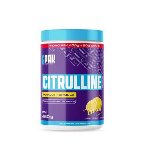 Zdjęcie produktu - 6Pak Nutrition Citrulline smak cytrynowy, 450 g