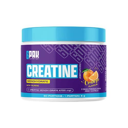 Zdjęcie produktu - 6Pak Nutrition Creatine Monohydrate smak pomarańczowy, 300 g
