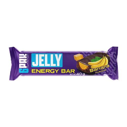 Zdjęcie produktu - 6Pak Jelly Energy Bar Baton z galaretką banan, 40 g