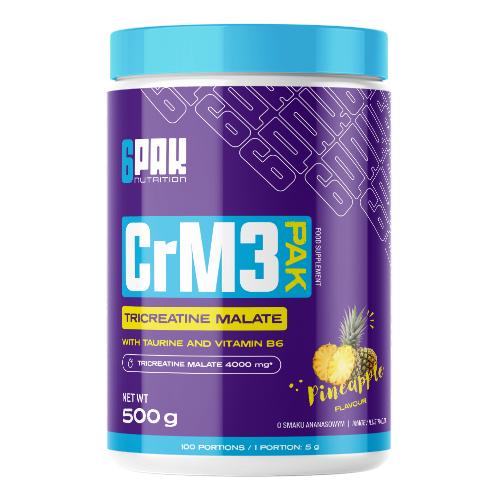 Zdjęcie produktu - 6Pak Nutritiion CrM3 PAK Kreatyna w proszku Ananas, 500 g