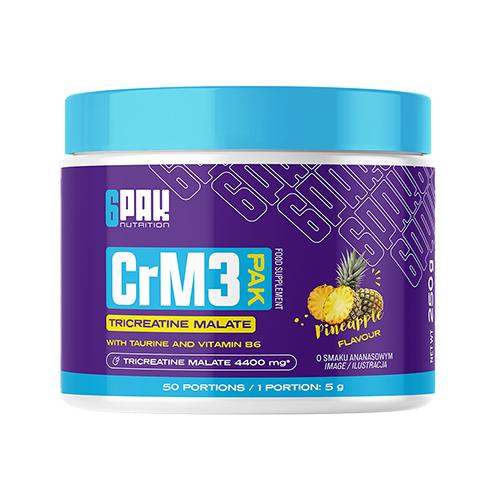 Zdjęcie produktu - 6Pak Nutrition CrM3 PAK Kreatyna w proszku Ananas, 250 g