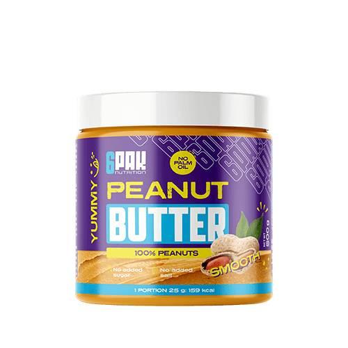 Zdjęcie produktu - 6Pak Peanut Butter Smooth Krem orzechowy, 500 g