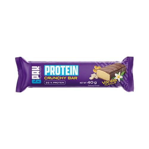 Zdjęcie produktu - 6Pak Protein Crunchy Bar Baton proteinowy wanilia, 40 g