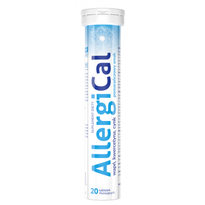 Zdjęcie produktu - AllergiCal VITTER BLUE tabletki musujące - 20 tabl.