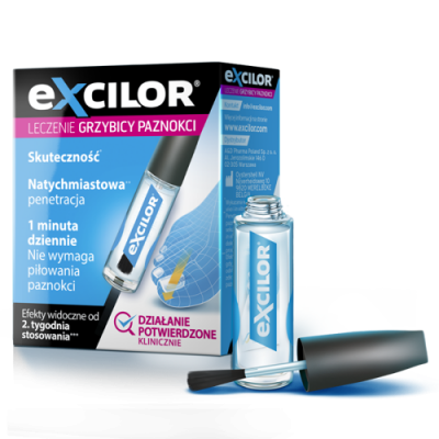 Excilor Leczenie grzybicy paznokci, płyn 3,3ml