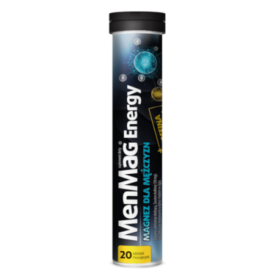 Zdjęcie produktu - Menmag Energy Tabletki musujące - 20tabl.