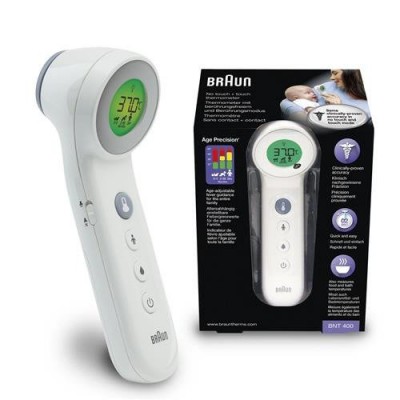 Zdjęcie produktu - BRAUN Termometr bezdotykowy do czoła  BNT400