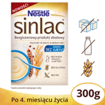 NESTLE SINLAC Bezglutenowy produkt zbożowy bez dodatku cukru dla niemowląt po 4. miesiącu życia, 300g