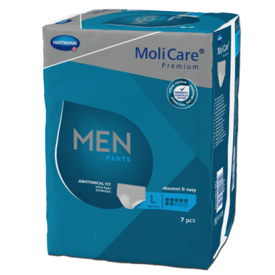 MOLICARE Premium Men Pants 7 Kropli L Majtki chłonne, 7 szt.
