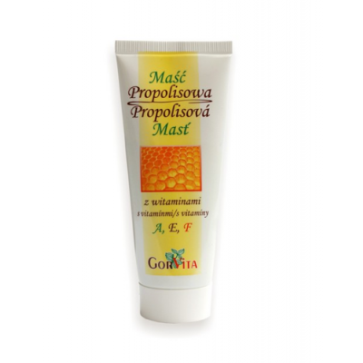 Zdjęcie produktu - Maść propolisowa z witaminami A,E,F,  50 ml