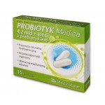 Zdjęcie produktu - Medica Probiotyk 4,2mld + Vit.C z prebiotykiem, 15 kapsułek