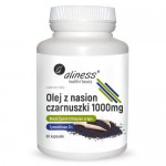 Zdjęcie produktu - ALINESS Olej z nasion czarnuszki 1000mg, 60 kapsułek
