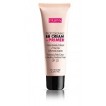 Zdjęcie produktu - PUPA BB Cream+Primer Wielofunkcyjny krem BB SPF20 - 001 Nude, 50ml