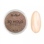 NeoNail Puder 3D Holo Effect - Pyłek do paznokci 02 Peach