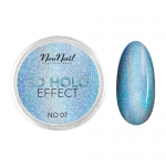 NeoNail Puder 3D Holo Effect - Pyłek do paznokci 07 Blue