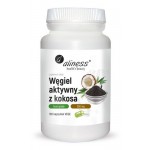 Zdjęcie produktu - ALINESS Węgiel aktywny z kokosa, 100 kaps.