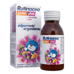Zdjęcie produktu - Rutinacea Junior Plus - witamina C, cynk, czarny bez płyn, 100 ml