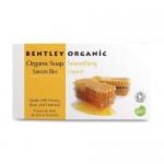 BENTLEY ORGANIC Mydło w kostce - mi&oacute;d, otręby i płatki owsiane, 150g