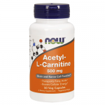 Zdjęcie produktu - NOW Acetylo L-Karnityna 500 mg, 50 kaps.